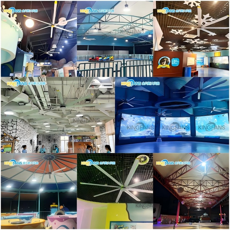 大型海洋公園選用金凡斯大風扇